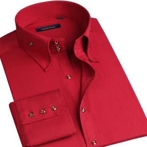 Casual diamond Buttons Mens Dress Shirts Long Sleeve Black Luxury Busi Super Quick sl Casual diamond Buttons Mens Dress Shirts Long Sleeve Black Luxury Busi Super Quick sl